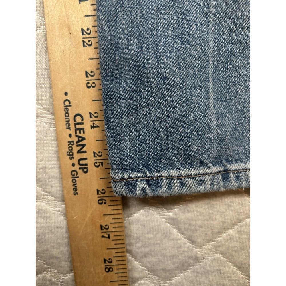 Frame Jeans Womens 27‎ Blue Le Original Distressed Light Wash 90s Y2K Straight - Picture 11 of 12